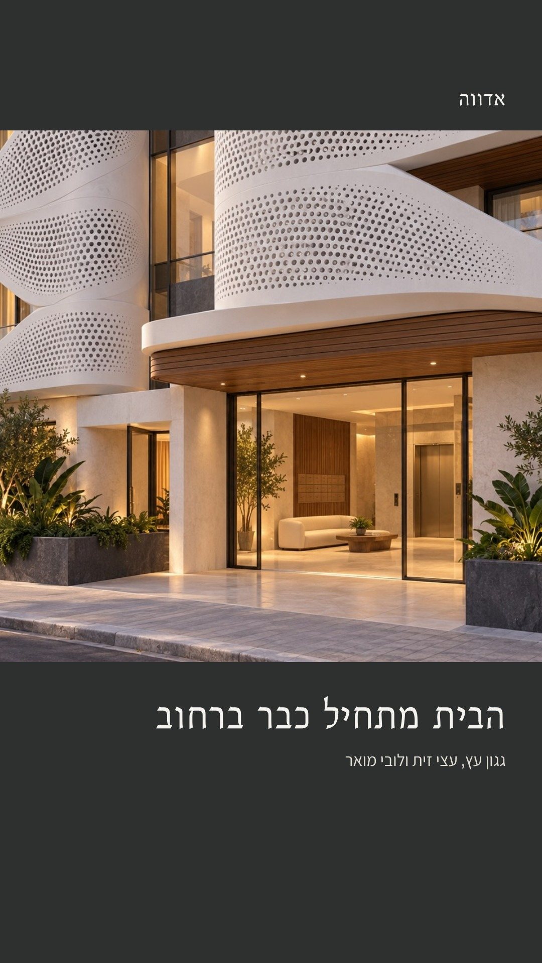 סטורי: הכניסה לבניין